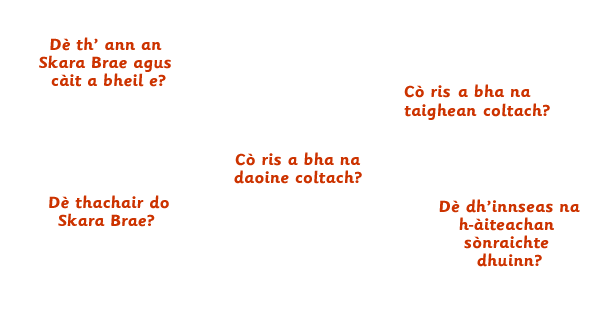 Thought bubbles