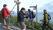 The walk up out of the town 