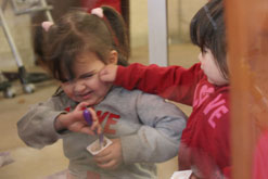 Image: Kids let loose going crazy in the bedroom from The House of Tiny Tearaways, on BBC3 throughout May