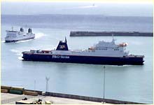 the Port of Dover.