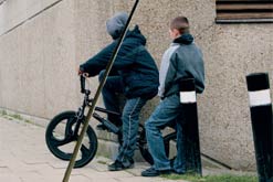 Part of one of the knife crime adverts