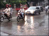 کراچی بارش