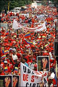 Caracas'ta gösteri