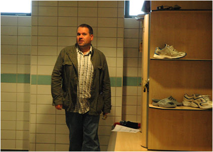 Moyles at the Stadium of Light