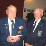 At the H.M.S. Hood Reunion, May 2005 with Bismarck veteran Heinrich Kuhnt At the H.M.S. Hood Reunion, May 2005 with Bismarck veteran Heinrich Kuhnt