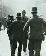Police at Mill Dam