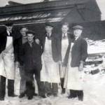 1939. Digging air raid shelters at Edger Allen & Co., Tinsley, Sheffield. A.E. Hoyland 2nd right. 1939. Digging air raid shelters at Edger Allen & Co., Tinsley, Sheffield. A.E. Hoyland 2nd right.