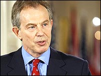 İngiltere Başbakanı Tony Blair