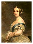 19th century oil painting of Queen Victoria by Franz Xaver Winterhalter (C) scran.ac.uk