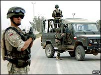 Soldados poloneses no Iraque