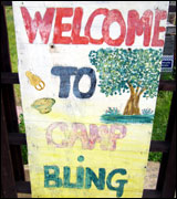Welcome sign