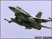 Caça israelense F16-D