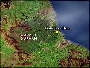 Castle Eden map