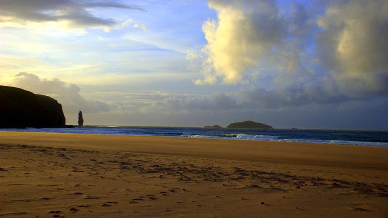Tràigh Shanabhat, faisg air Ceann Loch Biorbhaidh