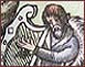 Image of a Gaelic harpist