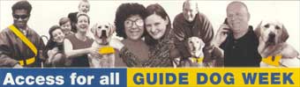 Access for All - Guide Dog banner
