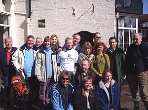 Team photo before the off.