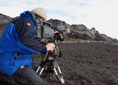 Steve de Vere filming