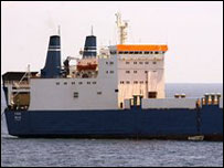 Navio seqüestrado