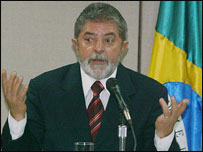 O presidente Luís Inácio Lula da Silva