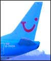 Thomsonfly aircraft tail 