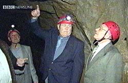 Tunnellers reunited in the Binnian Tunnel 50 years on...
