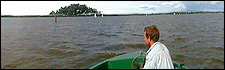 Hickling Broad viewed from a boat