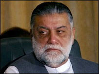 İstifa eden Pakistan Başbakanı Zaferullah Han Cemali