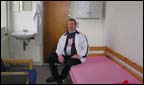 Stephen Hoath in his cell