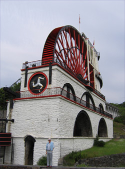 John at the “Lady Isabella”, the Laxey Wheel