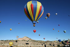 Hot air balloons
