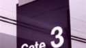 Gate at an airport