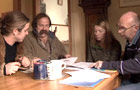 James and Dick Strawbridge with Julie and her dad