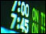 Train departure board