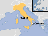 Mapa da Itália