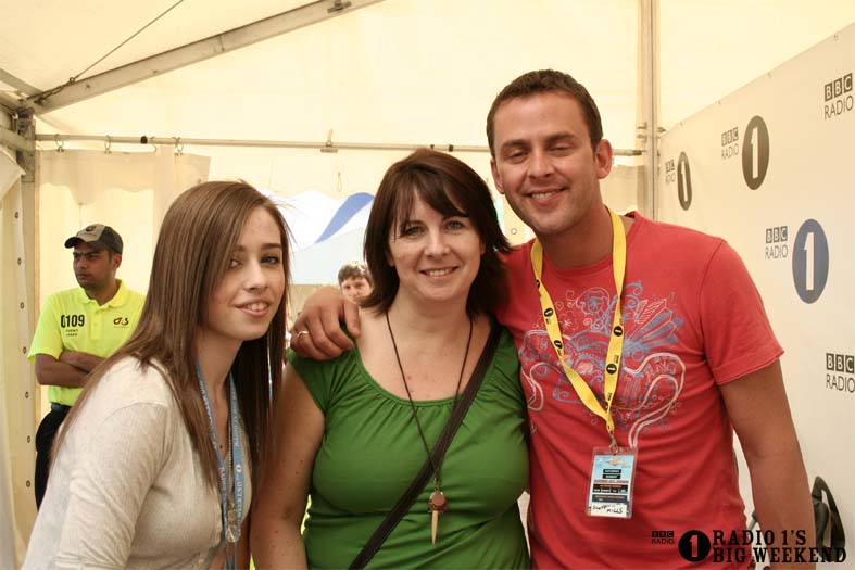 Scott Mills in the signing tent