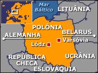 Mapa da Polônia