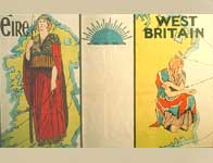 Image of a Gaelic League poster promoting independence from Britain