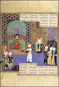 مینیاتور شاهنامه شاه تهماسبی منسوب به سلطان محمد 
