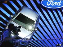 Ford'un ürettiği bir otomobil