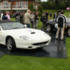 A bit of rain isn't going to deter these petrol-heads from turning up to have a look.