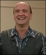 man laughing