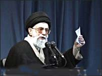 آيت الله خامنه ای در سخنرانی در مشهد
