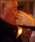 Man drinking