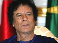 Libya lideri Muammer Kaddafi
