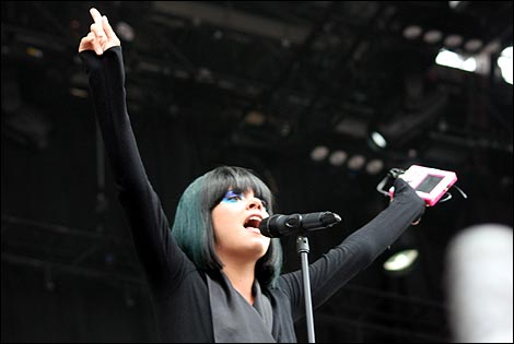 Lily Allen at V Festival 2009