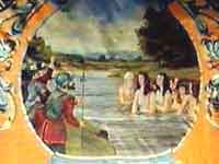 Image of the drowning of Protestants during the 1641 rebellion