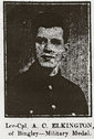 L/cpl Arthur  Charles Elkington , Military Medal Holder