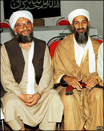 Bin Laden và al-Zawahiri 