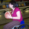 Kate out on the court